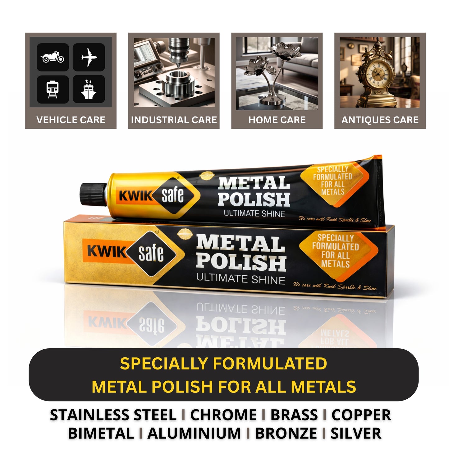 metal polish (70gm) for vehicle/ industrial/ house hold/ antiques