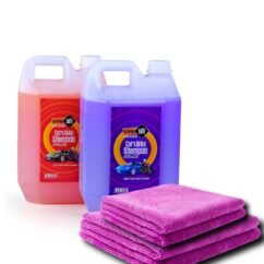 COMBO CAR & BIKE WASH SHAMPOO 5 LTR X 2 NOS + 2 NOS OF MICRO FIBER CLOTHS