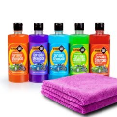 COMBO CAR & BIKE WASH SHAMPOO 500 ML X 5 NOS + MICRO FIBER CLOTH