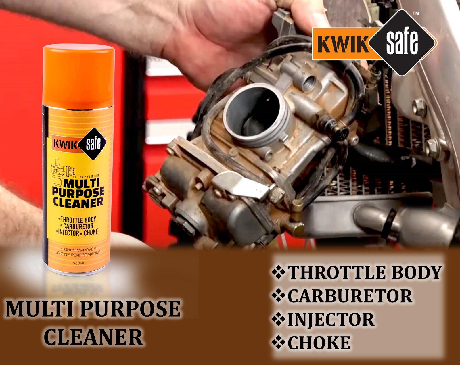 THROTTLE BODY/ CARBURETOR/ INJECTOR/ CHOKE - CLEANER 150 ML - Image 3